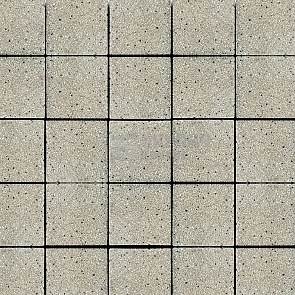 Тротуарная плитка вибропрессованная ЛУВР Гранит | на белом | 200х200 | BRAER